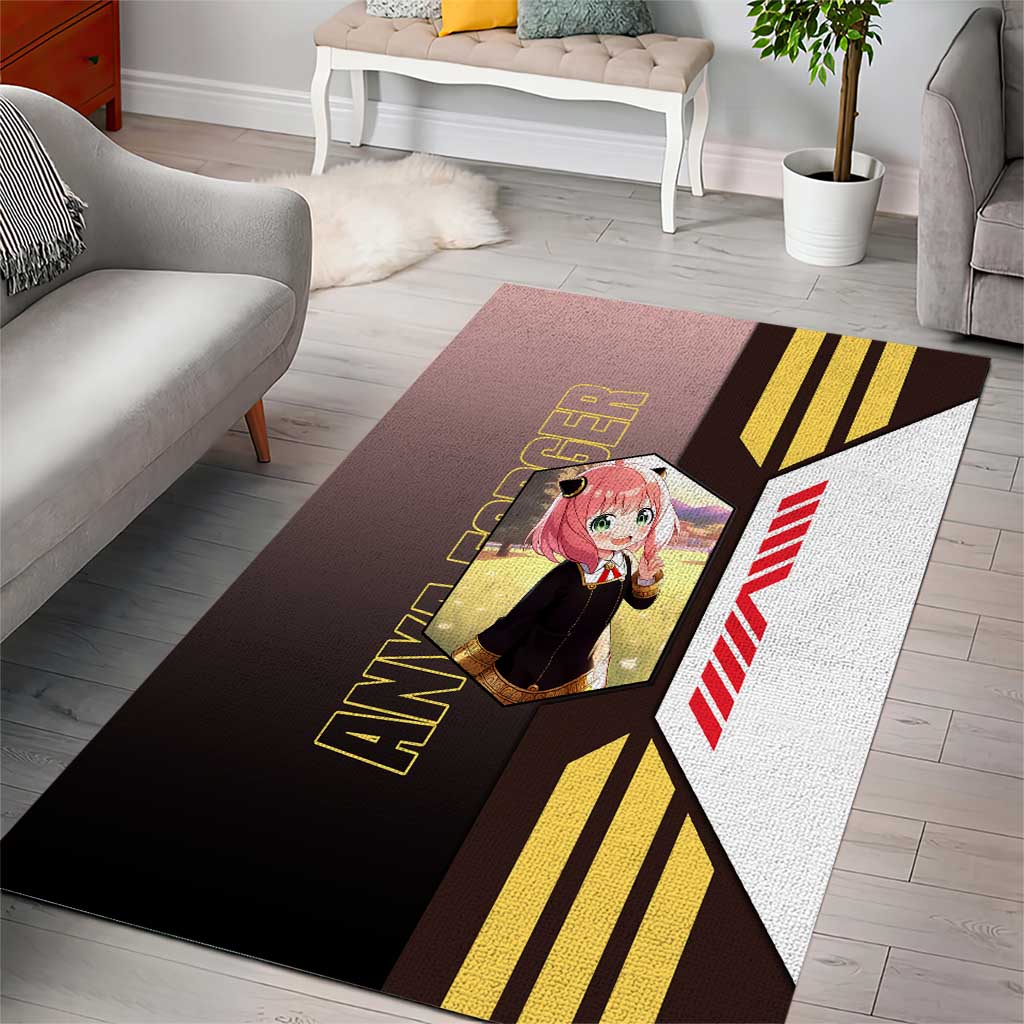 Anya Forger from Spy x Family Area Rug with Cute Pose and Character Design - The Mazicc