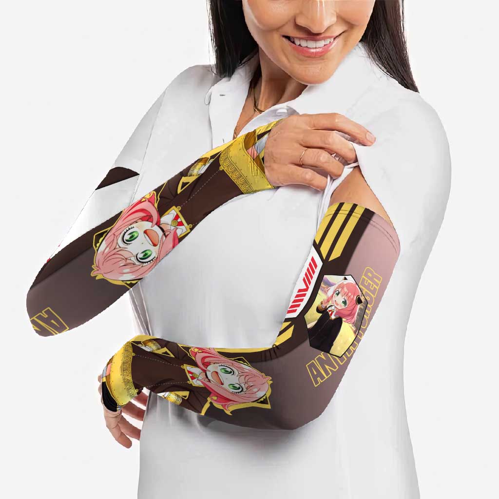 Anya Forger from Spy x Family Arm Sleeves with Cute Pose and Character Design - The Mazicc