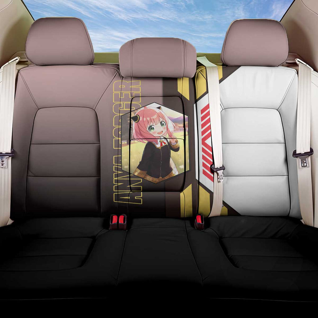 Anya Forger from Spy x Family Back Car Seat Cover with Cute Pose and Character Design - The Mazicc