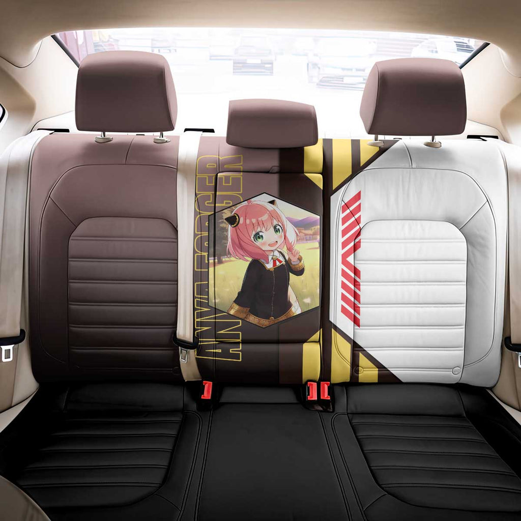 Anya Forger from Spy x Family Back Car Seat Cover with Cute Pose and Character Design - The Mazicc