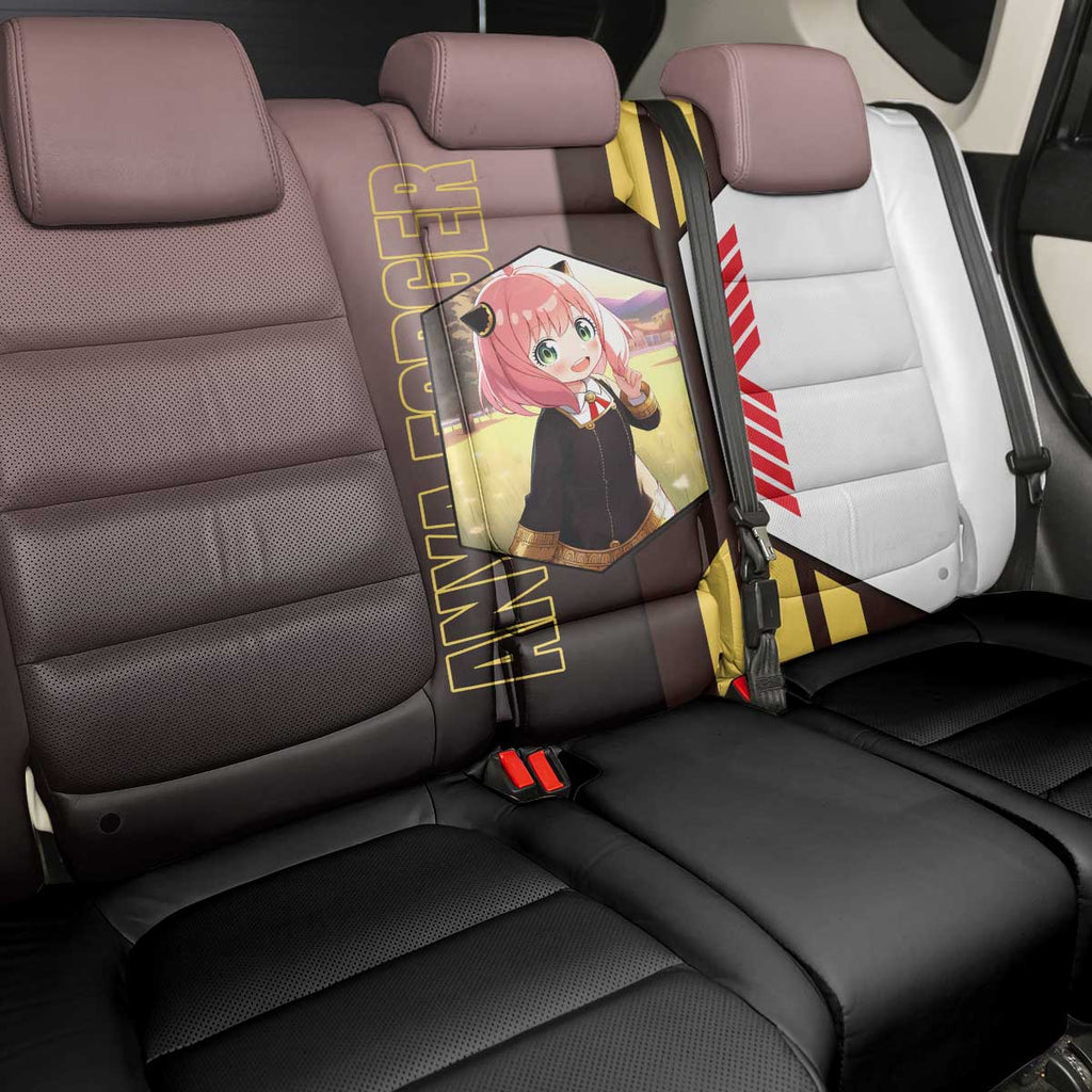 Anya Forger from Spy x Family Back Car Seat Cover with Cute Pose and Character Design - The Mazicc