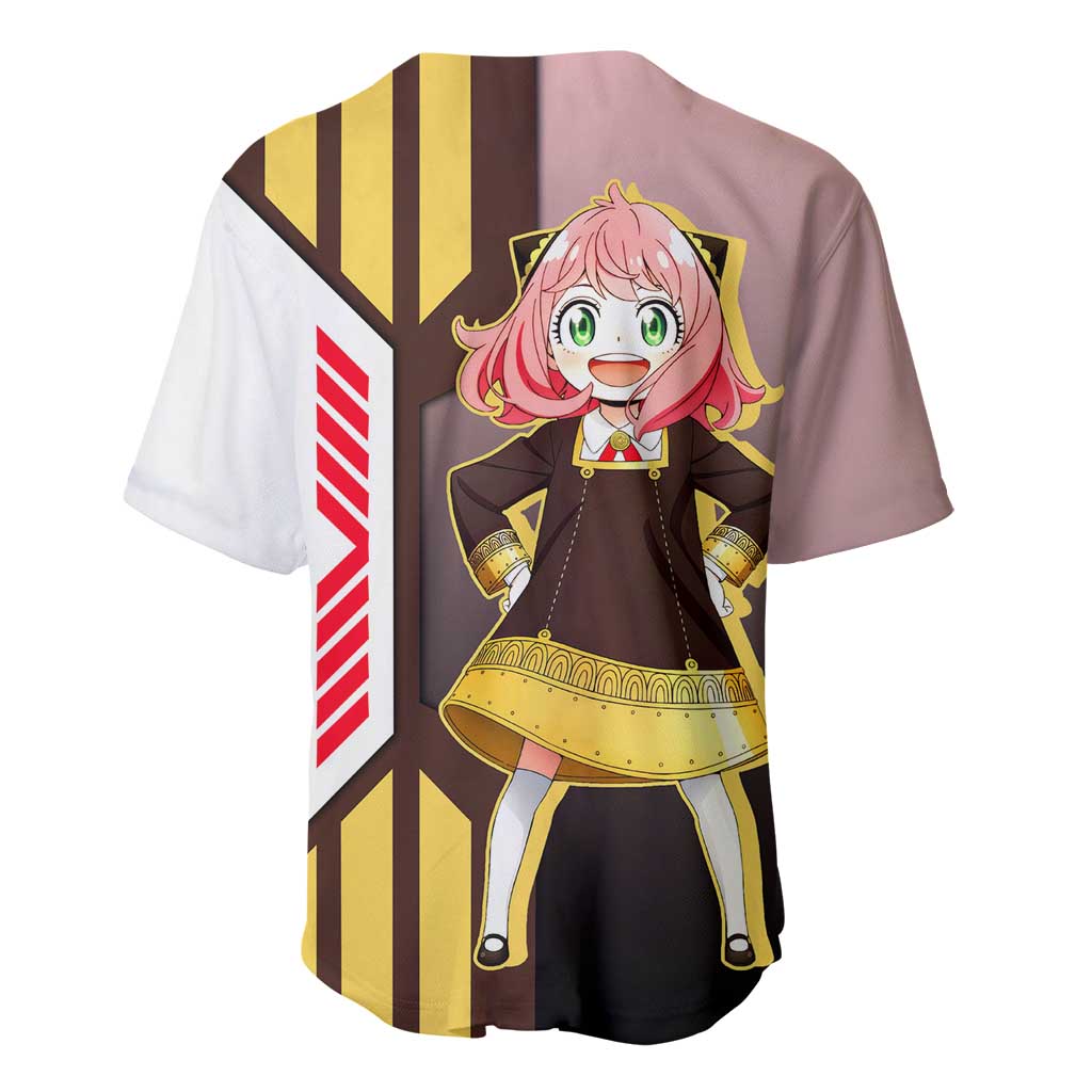 Anya Forger from Spy x Family Baseball Jersey with Cute Pose and Character Design - The Mazicc