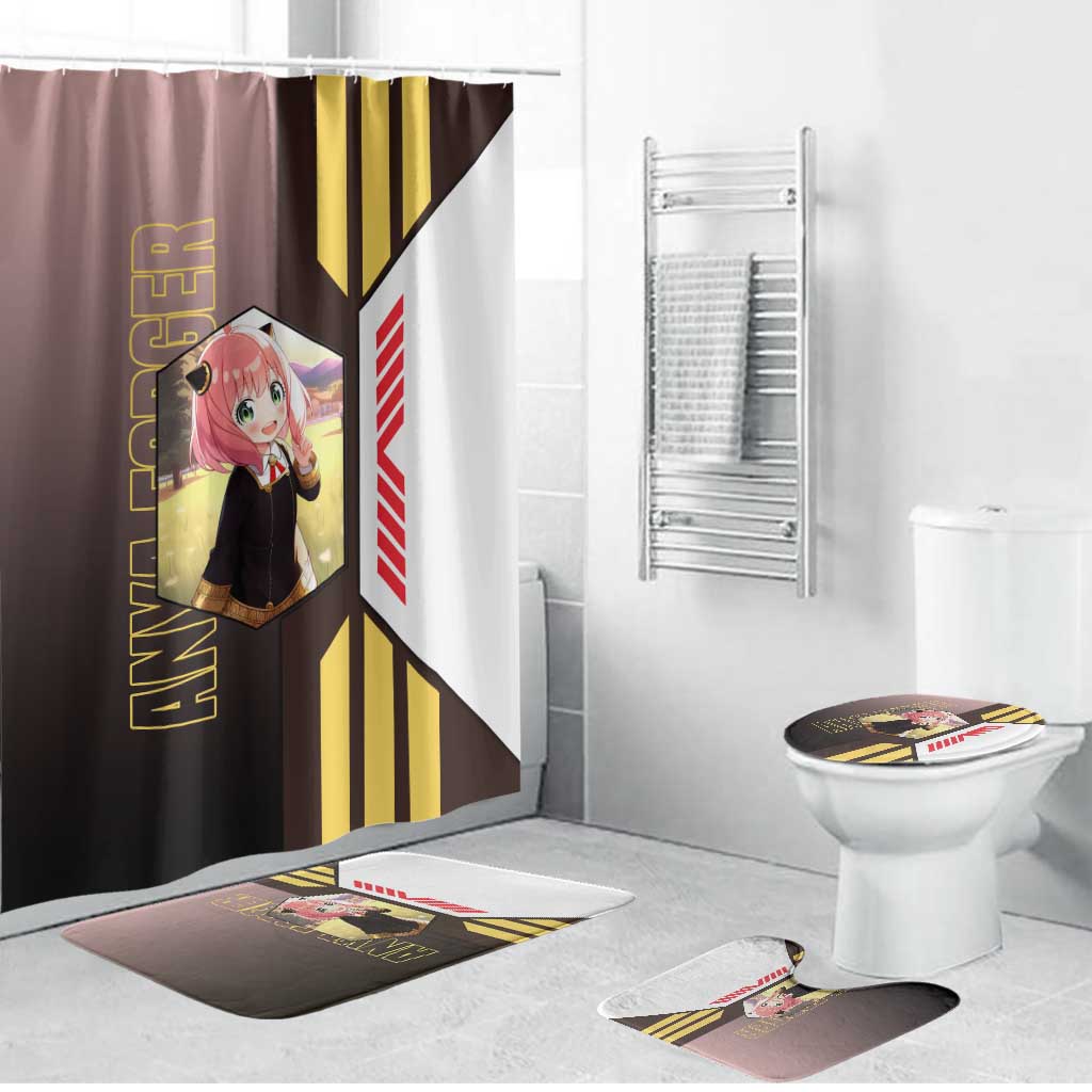 Anya Forger from Spy x Family Bathroom Set with Cute Pose and Character Design - The Mazicc