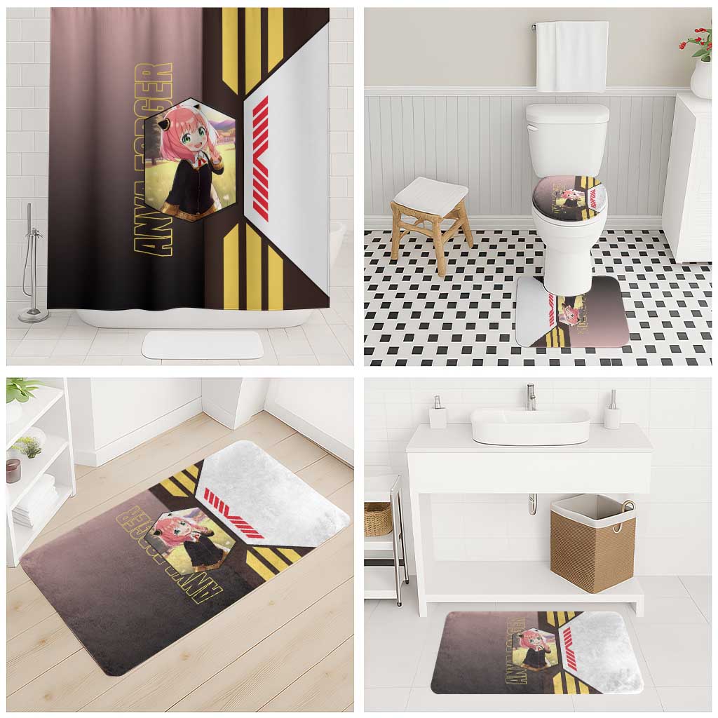 Anya Forger from Spy x Family Bathroom Set with Cute Pose and Character Design - The Mazicc