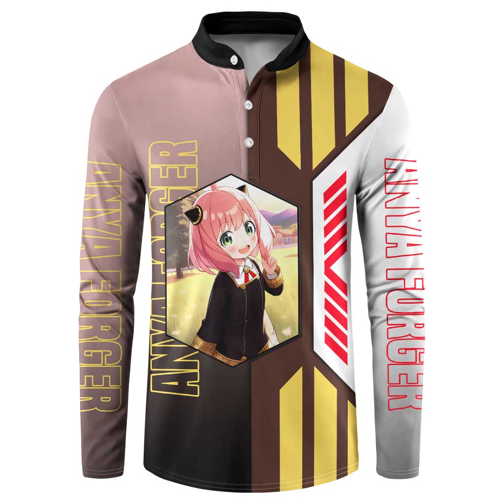 Anya Forger from Spy x Family Button Sweatshirt with Cute Pose and Character Design - The Mazicc