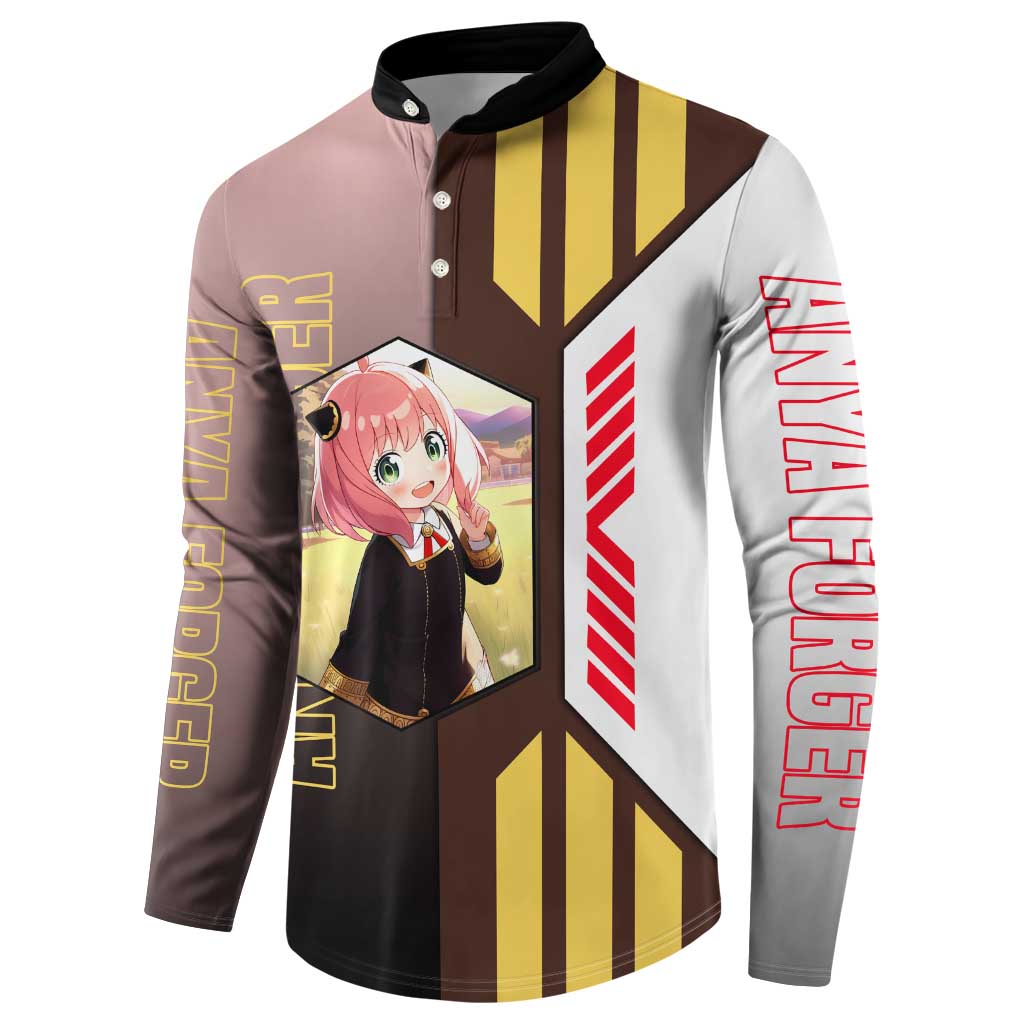 Anya Forger from Spy x Family Button Sweatshirt with Cute Pose and Character Design - The Mazicc