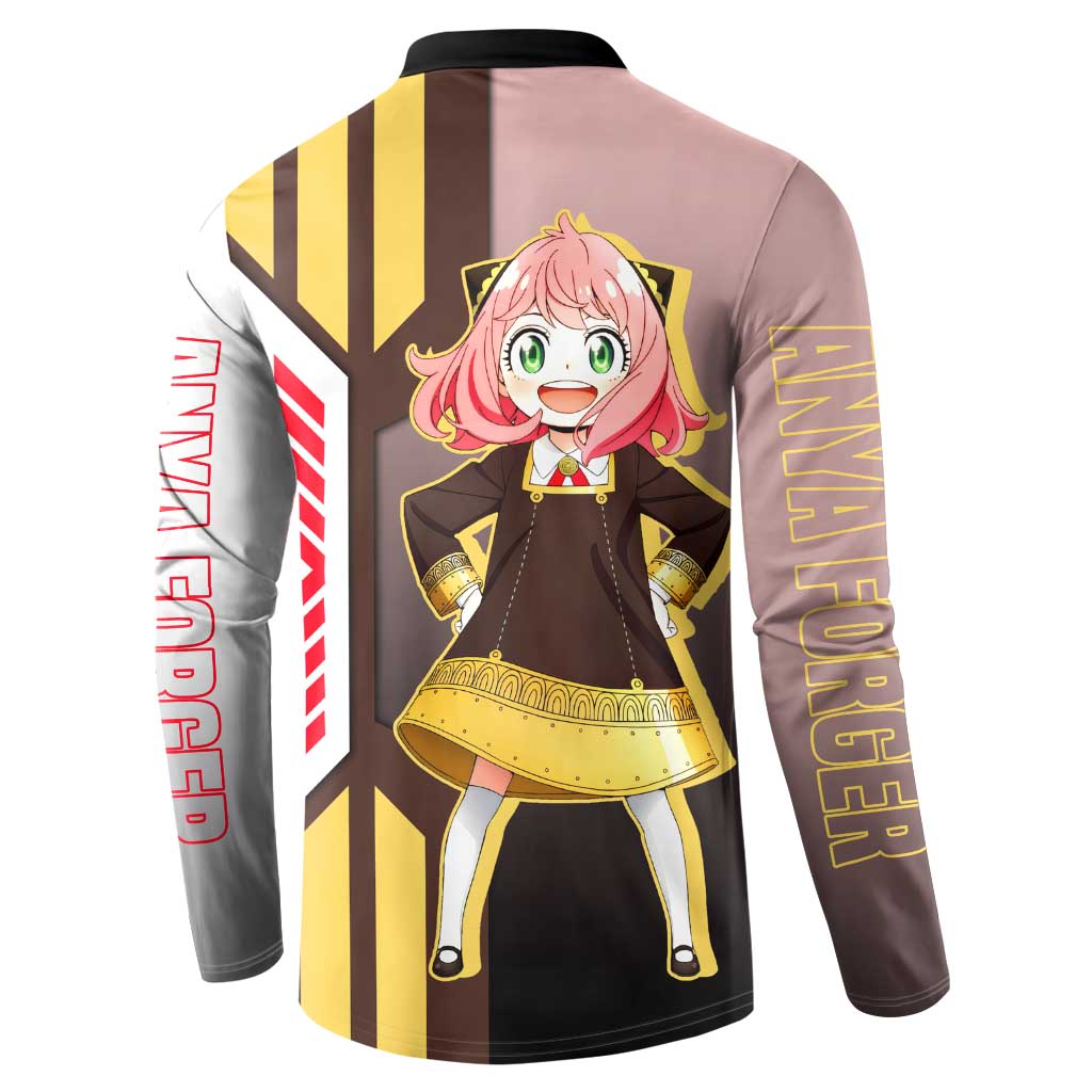 Anya Forger from Spy x Family Button Sweatshirt with Cute Pose and Character Design - The Mazicc