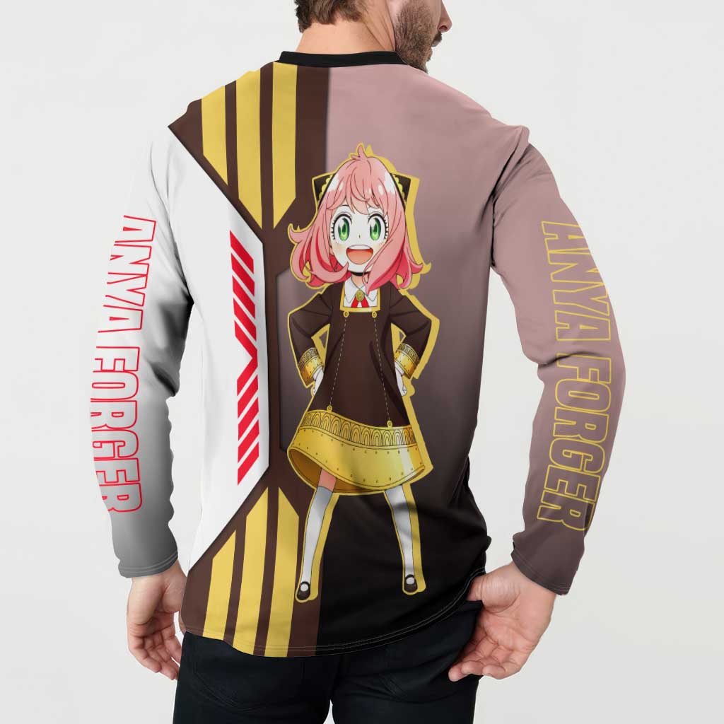 Anya Forger from Spy x Family Button Sweatshirt with Cute Pose and Character Design - The Mazicc