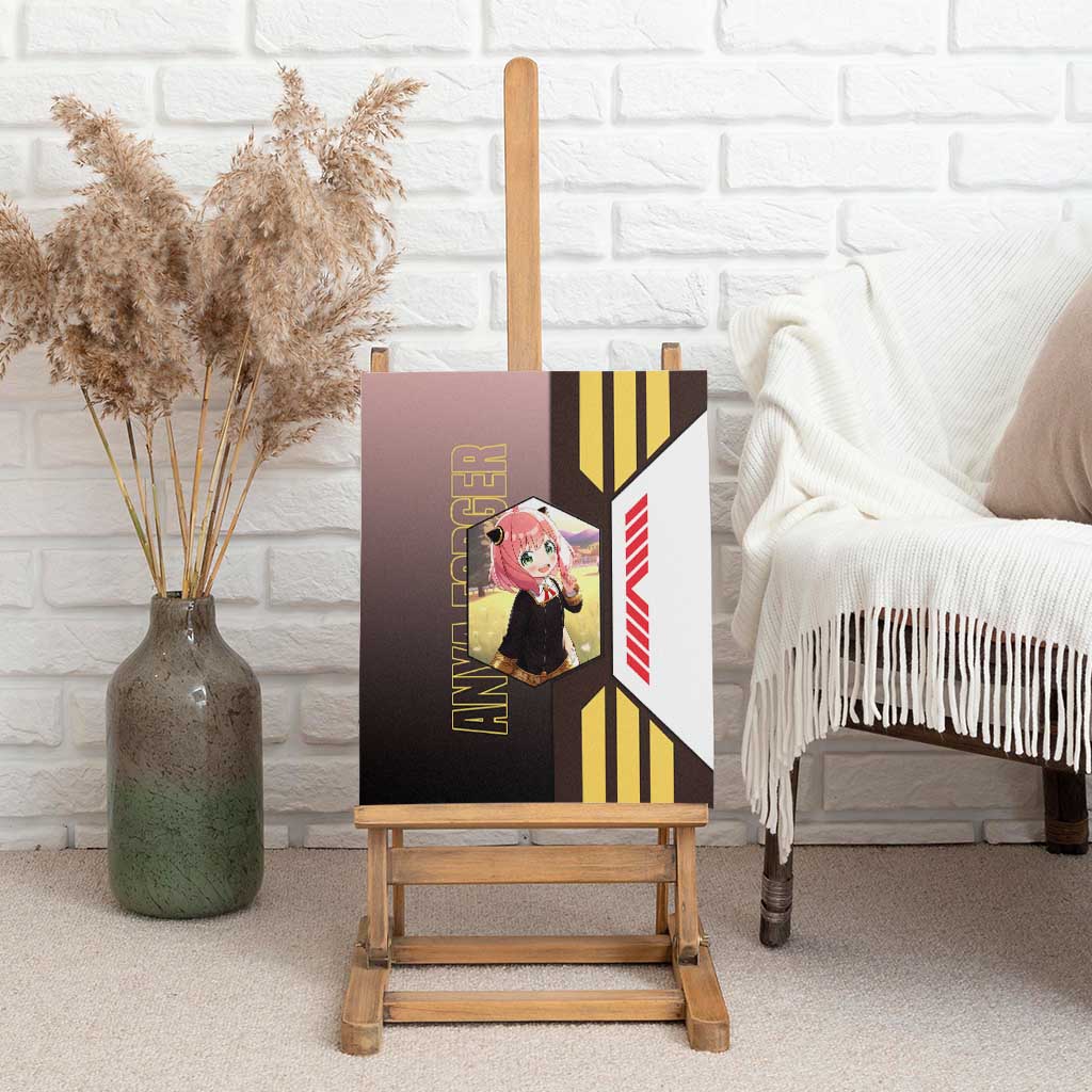 Anya Forger from Spy x Family Canvas Wall Art with Cute Pose and Character Design - The Mazicc