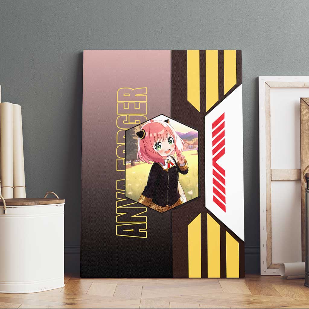 Anya Forger from Spy x Family Canvas Wall Art with Cute Pose and Character Design - The Mazicc