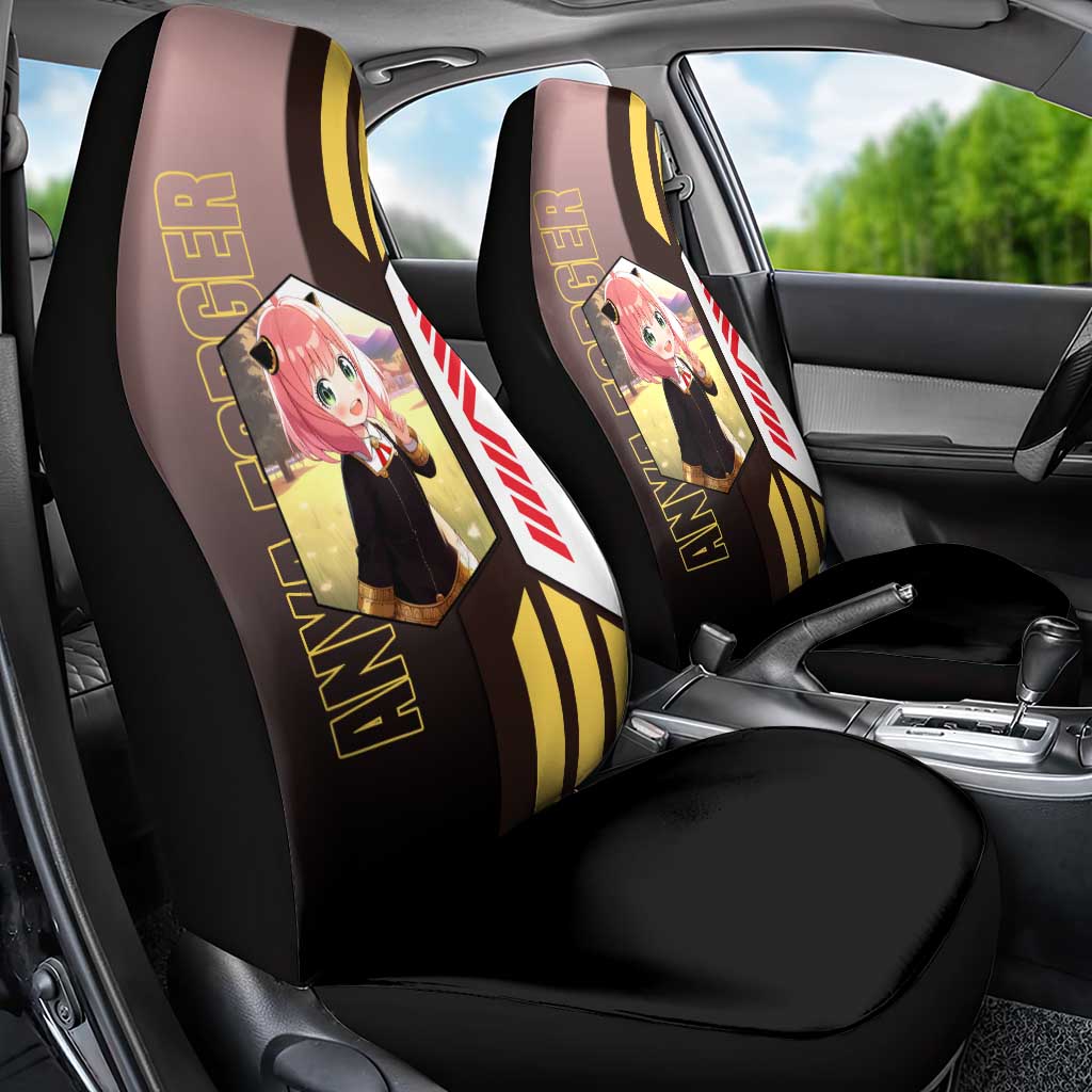 Anya Forger from Spy x Family Car Seat Cover with Cute Pose and Character Design - The Mazicc