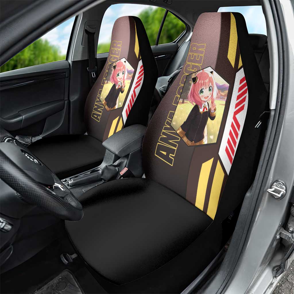 Anya Forger from Spy x Family Car Seat Cover with Cute Pose and Character Design - The Mazicc