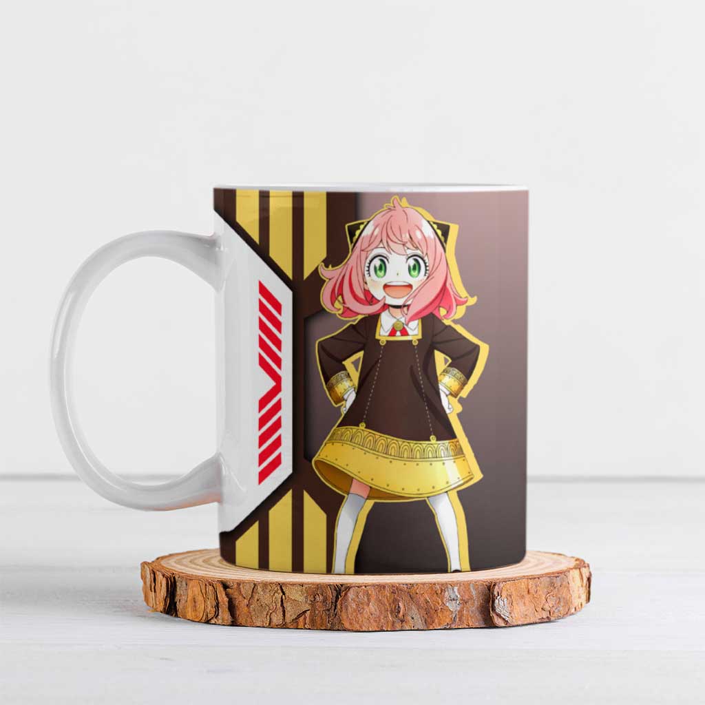 Anya Forger from Spy x Family Ceramic Mug with Cute Pose and Character Design - The Mazicc