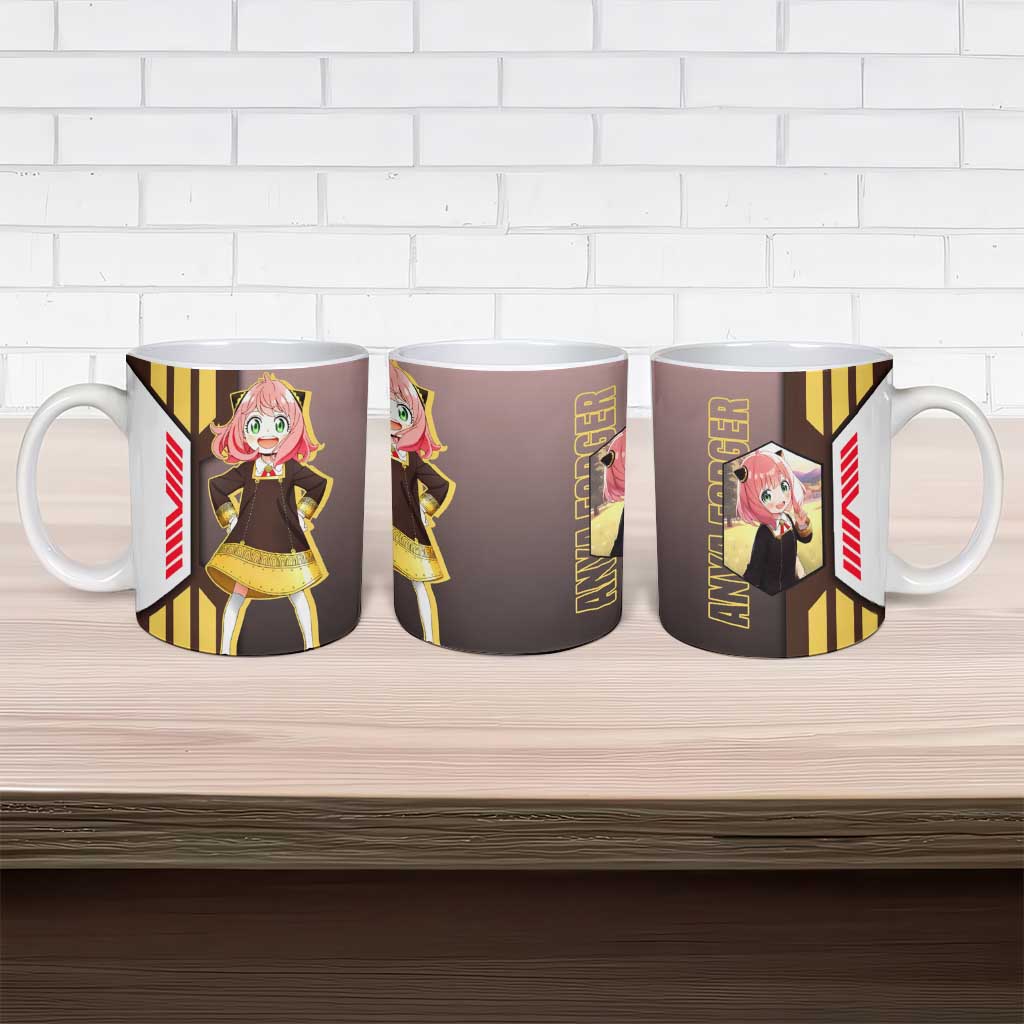 Anya Forger from Spy x Family Ceramic Mug with Cute Pose and Character Design - The Mazicc