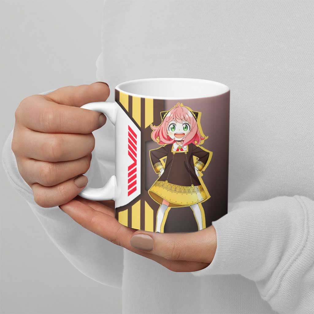 Anya Forger from Spy x Family Ceramic Mug with Cute Pose and Character Design - The Mazicc