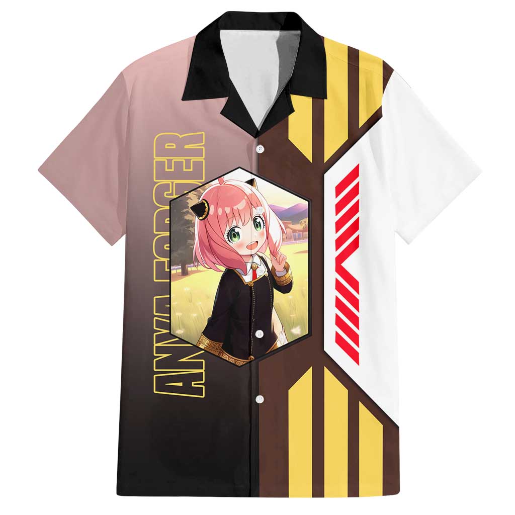 Anya Forger from Spy x Family Family Matching Puletasi and Hawaiian Shirt with Cute Pose and Character Design - The Mazicc