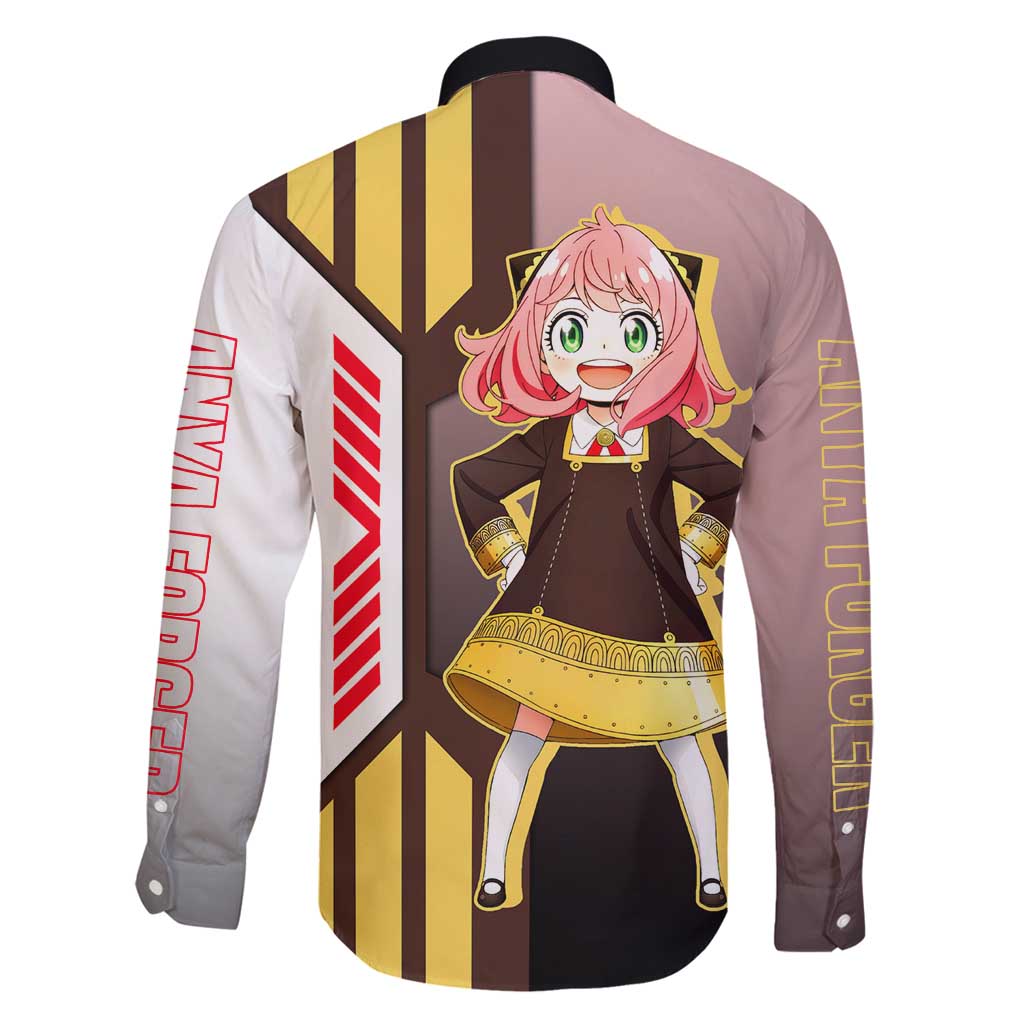 Anya Forger from Spy x Family Family Matching Tank Maxi Dress and Hawaiian Shirt with Cute Pose and Character Design - The Mazicc