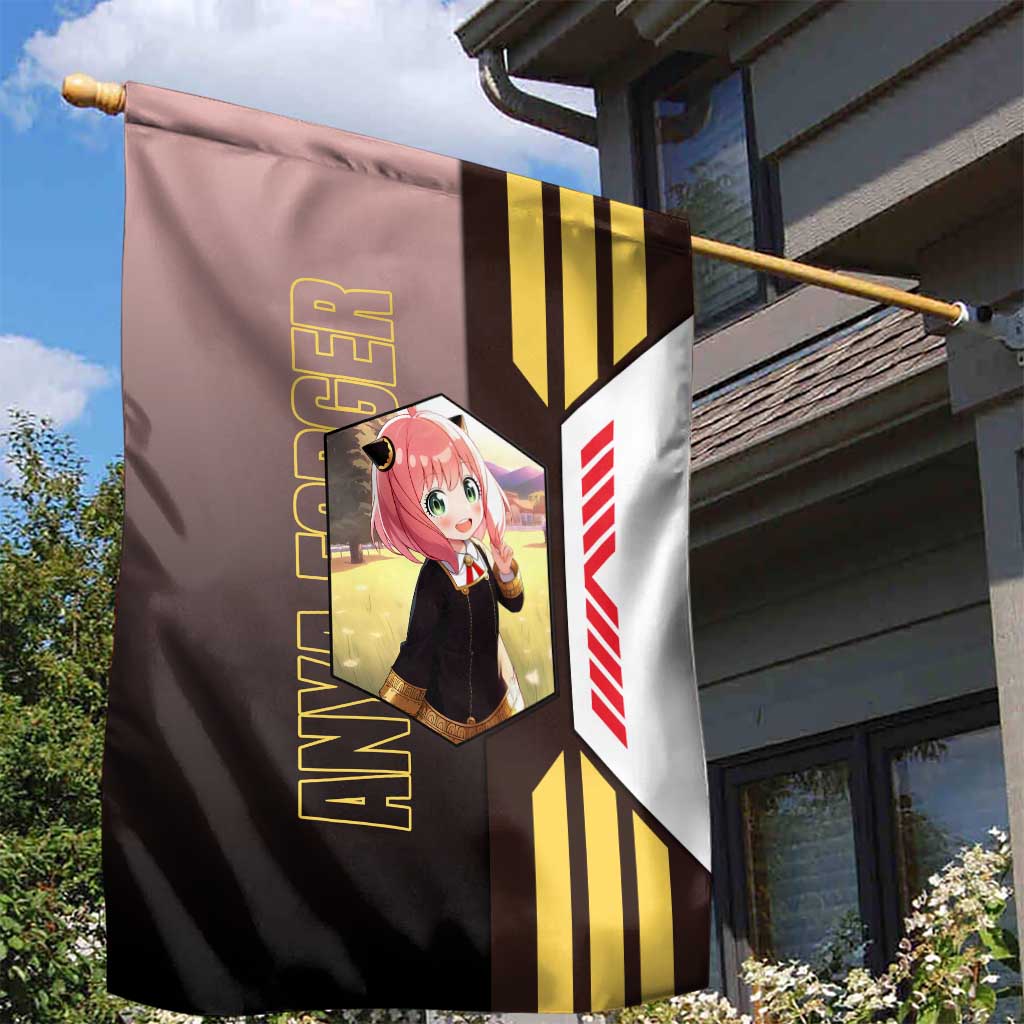 Anya Forger from Spy x Family Garden Flag with Cute Pose and Character Design - The Mazicc