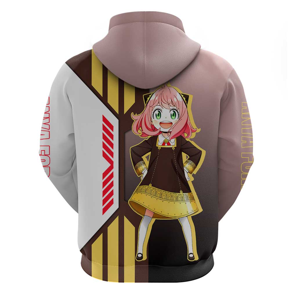 Anya Forger from Spy x Family Hoodie with Cute Pose and Character Design - The Mazicc