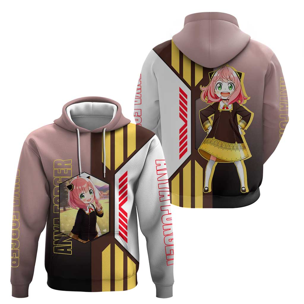 Anya Forger from Spy x Family Hoodie with Cute Pose and Character Design - The Mazicc