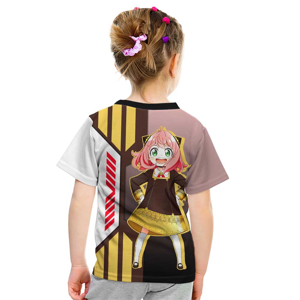 Anya Forger from Spy x Family Kid T Shirt with Cute Pose and Character Design - The Mazicc