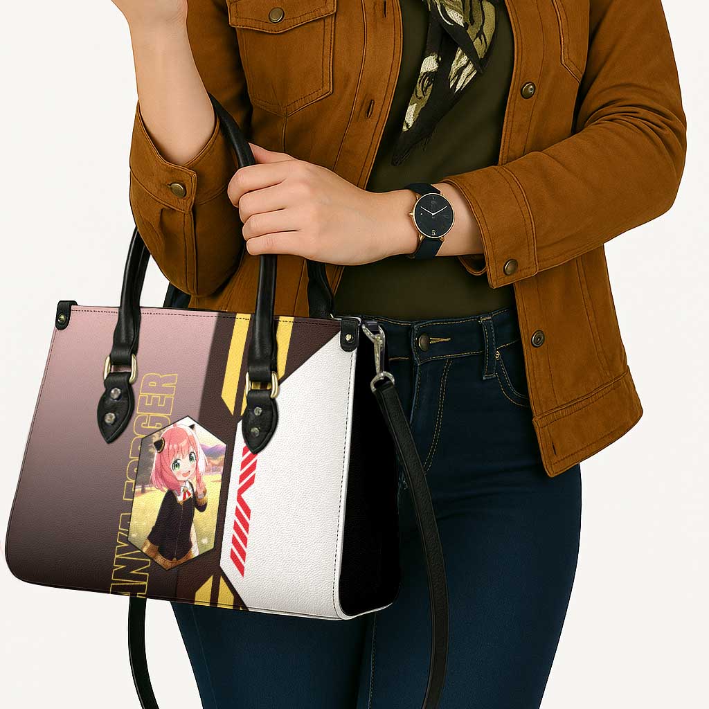 Anya Forger from Spy x Family Leather Bag with Cute Pose and Character Design - The Mazicc