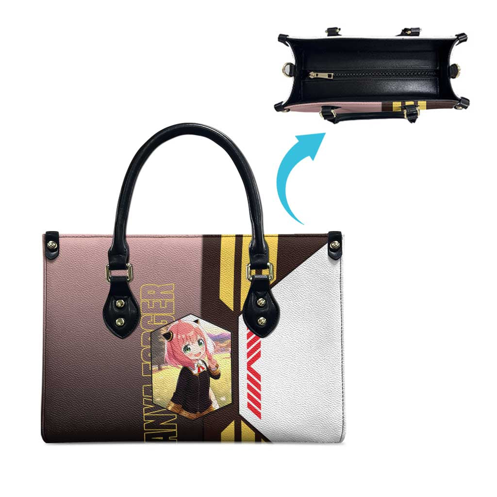 Anya Forger from Spy x Family Leather Bag with Cute Pose and Character Design - The Mazicc