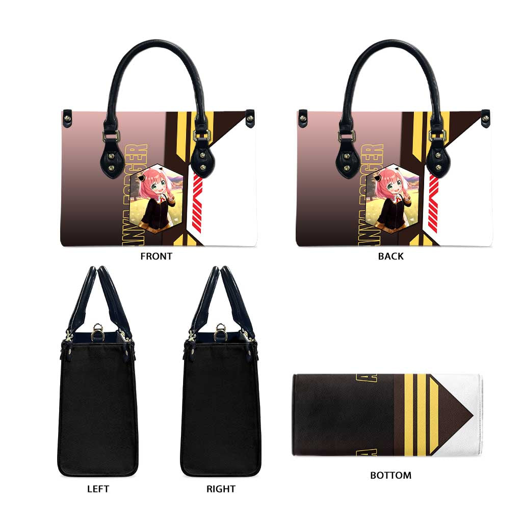 Anya Forger from Spy x Family Leather Bag with Cute Pose and Character Design - The Mazicc