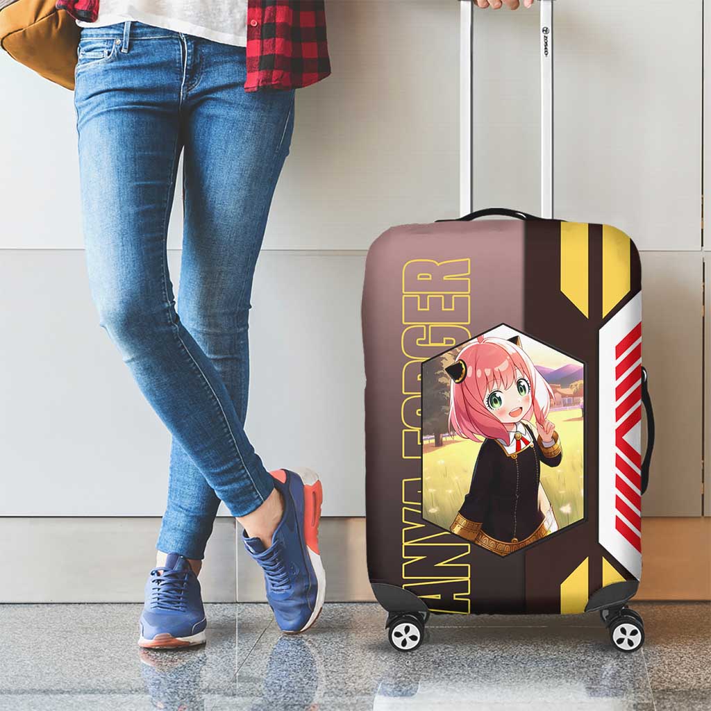 Anya Forger from Spy x Family Luggage Cover with Cute Pose and Character Design - The Mazicc