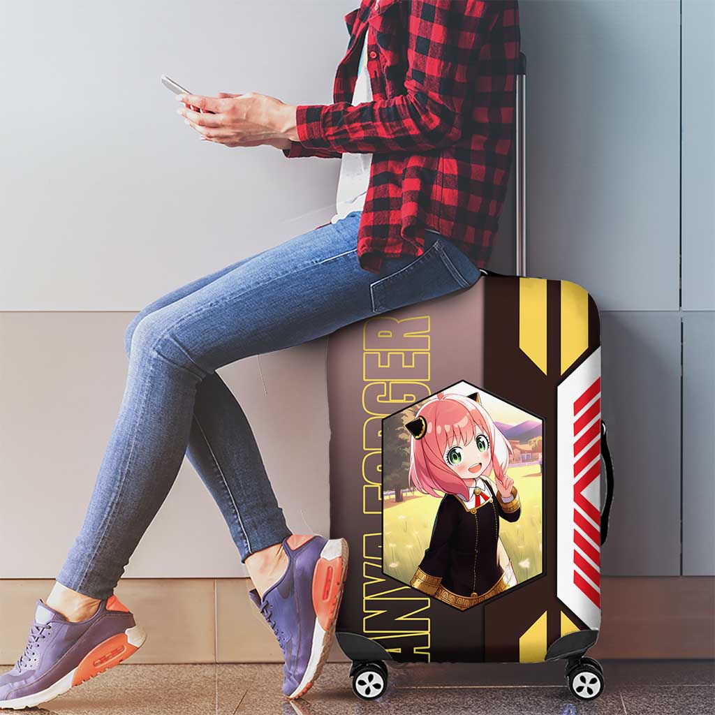 Anya Forger from Spy x Family Luggage Cover with Cute Pose and Character Design - The Mazicc