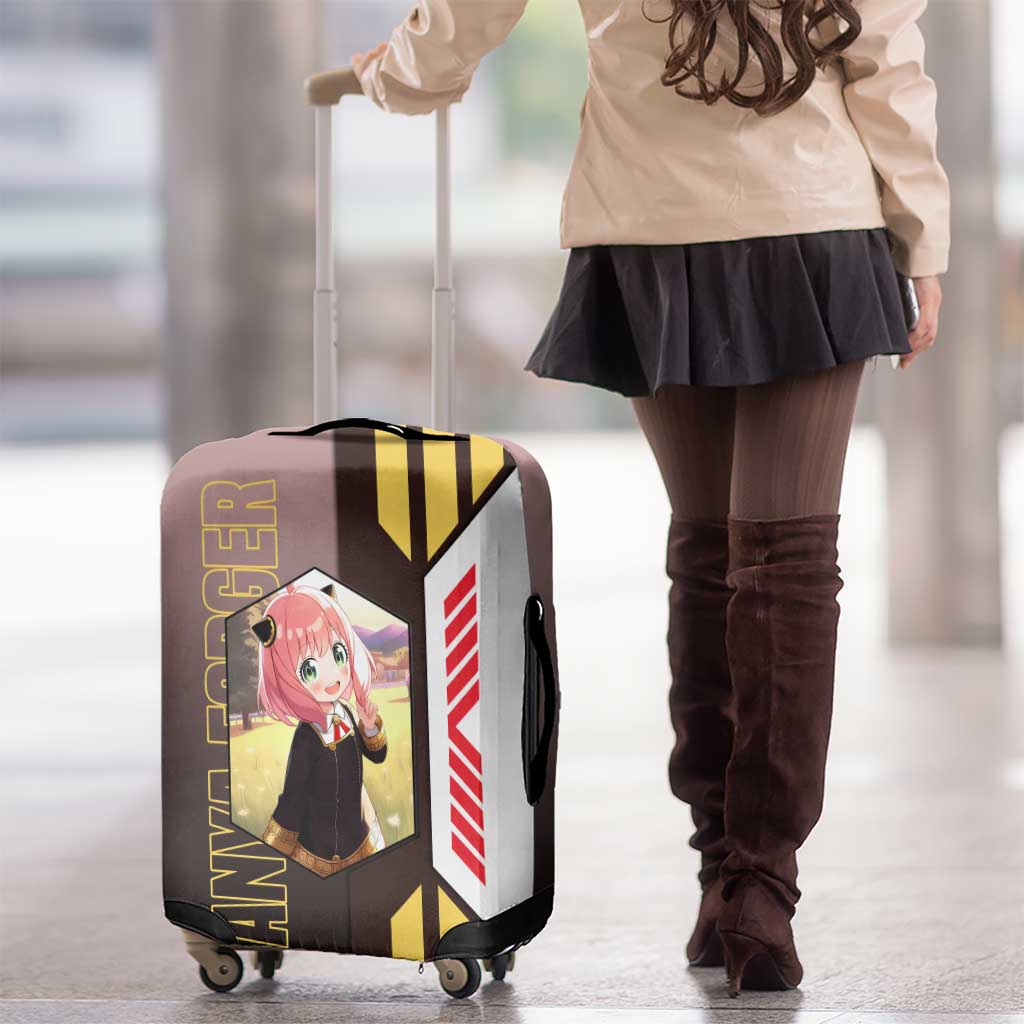 Anya Forger from Spy x Family Luggage Cover with Cute Pose and Character Design - The Mazicc