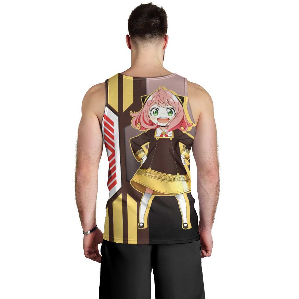 Anya Forger from Spy x Family Men Tank Top with Cute Pose and Character Design - The Mazicc
