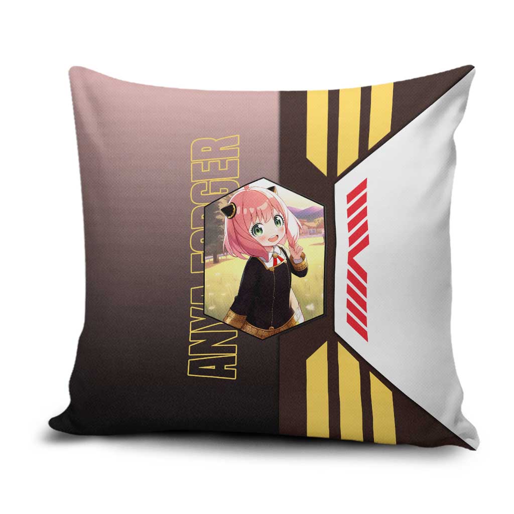 Anya Forger from Spy x Family Pillow Cover with Cute Pose and Character Design - The Mazicc