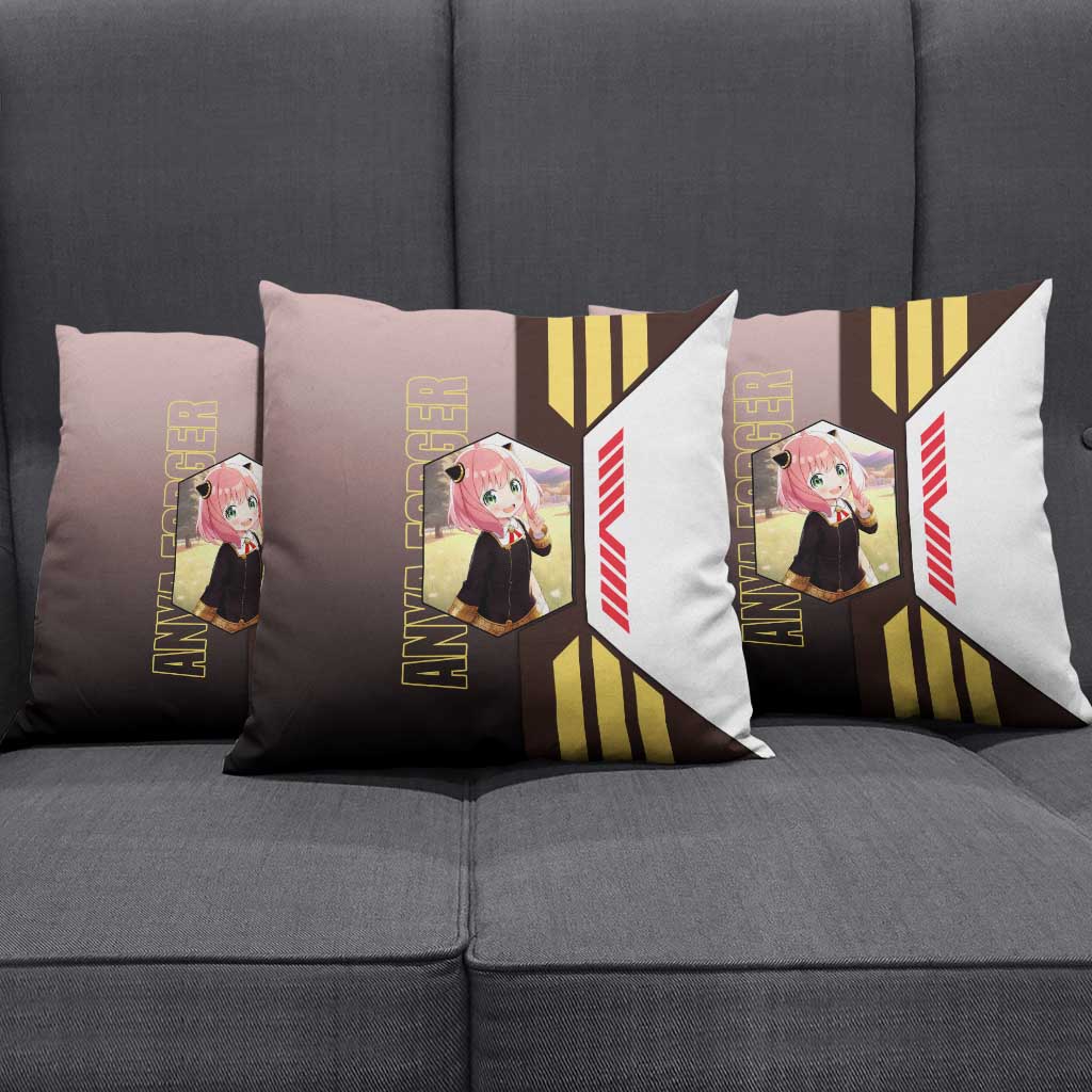 Anya Forger from Spy x Family Pillow Cover with Cute Pose and Character Design - The Mazicc