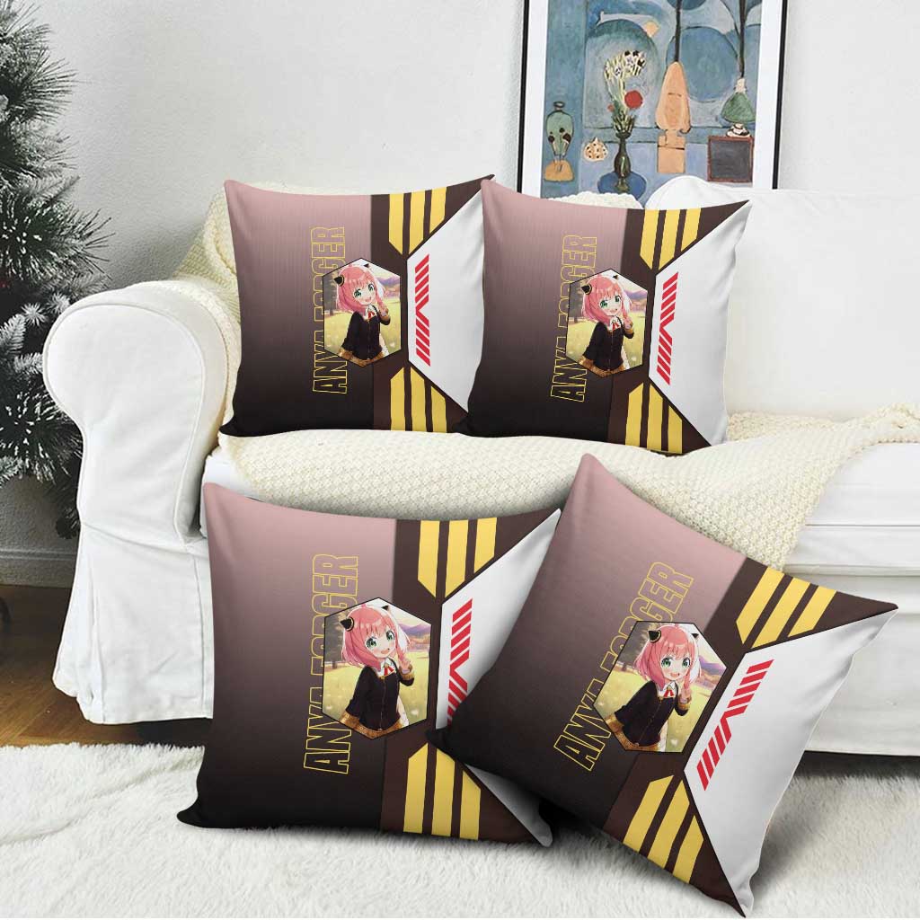 Anya Forger from Spy x Family Pillow Cover with Cute Pose and Character Design - The Mazicc