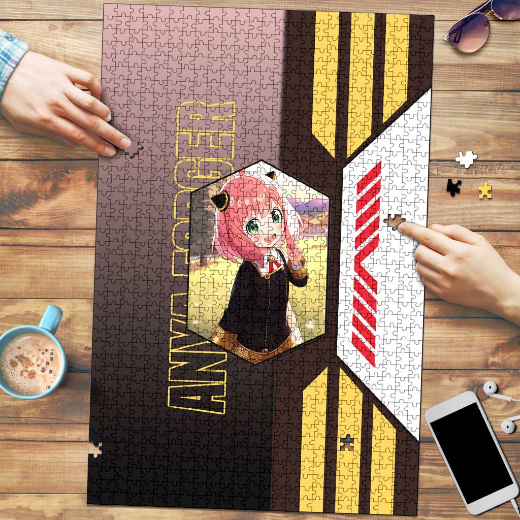 Anya Forger from Spy x Family Puzzle with Cute Pose and Character Design - The Mazicc