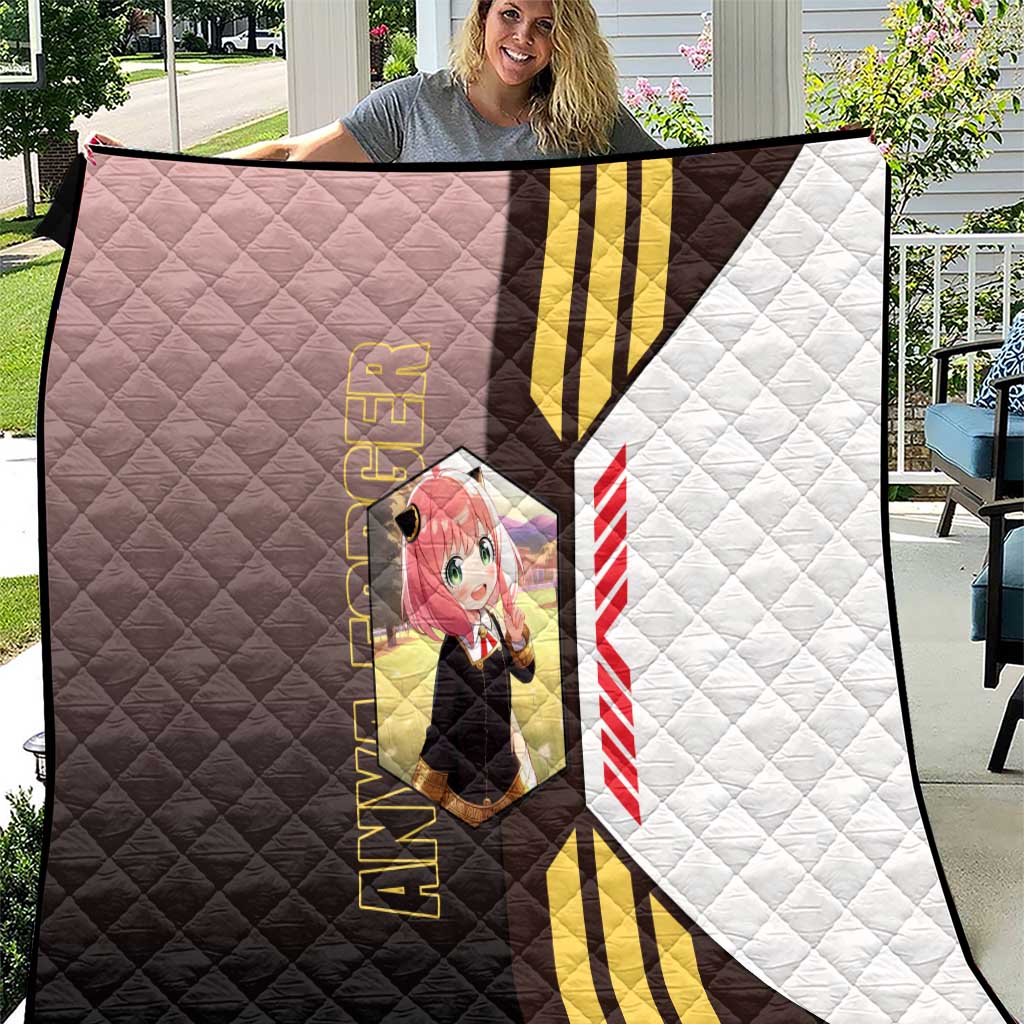 Anya Forger from Spy x Family Quilt with Cute Pose and Character Design - The Mazicc