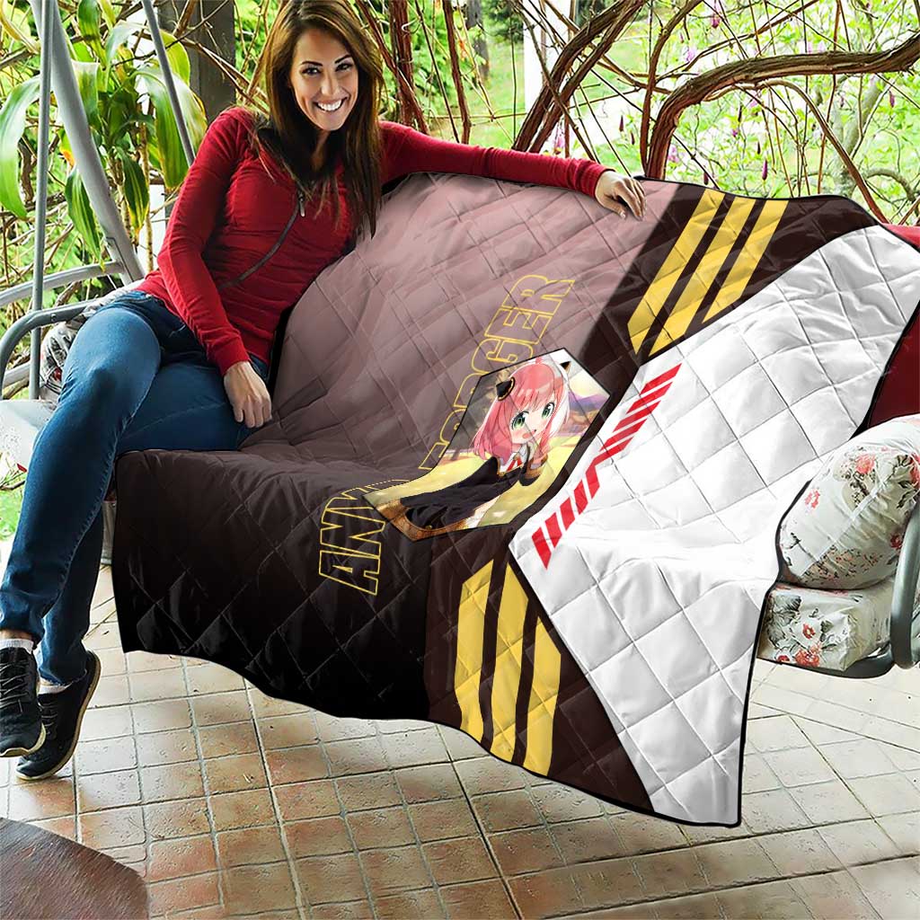Anya Forger from Spy x Family Quilt with Cute Pose and Character Design - The Mazicc
