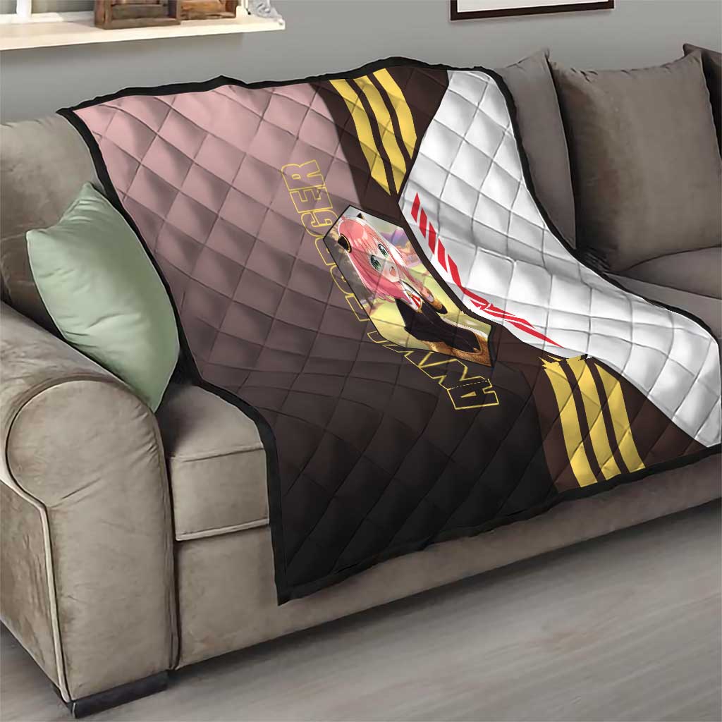 Anya Forger from Spy x Family Quilt with Cute Pose and Character Design - The Mazicc