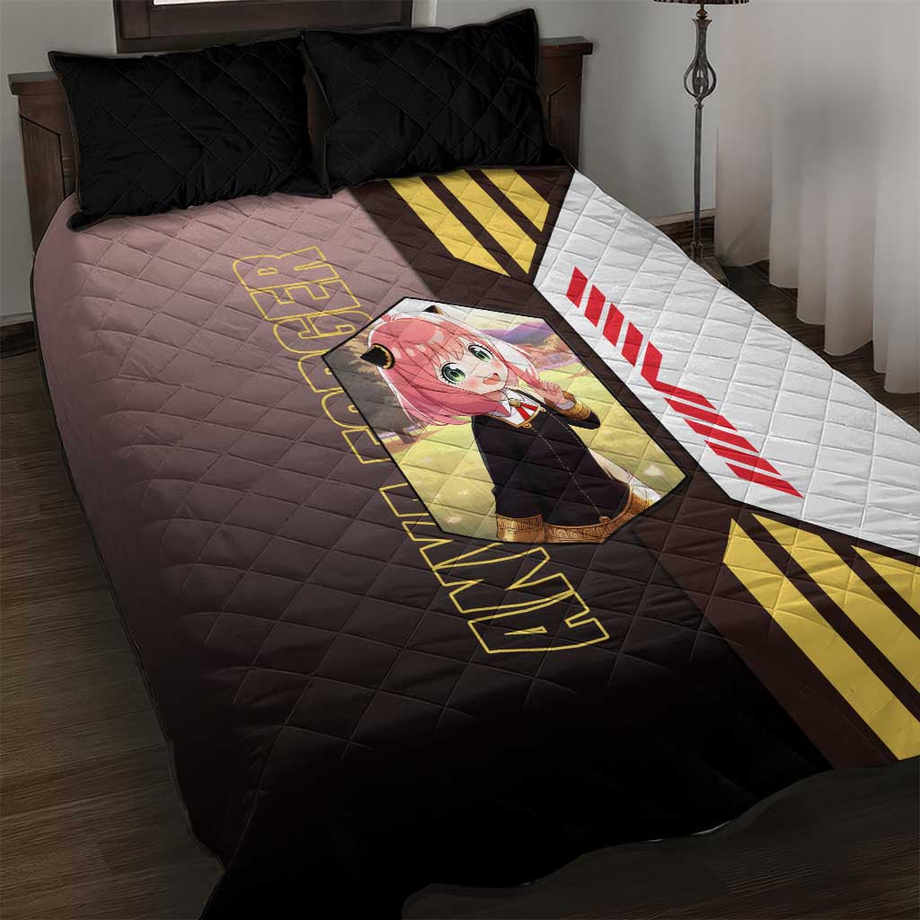 Anya Forger from Spy x Family Quilt Bed Set with Cute Pose and Character Design - The Mazicc