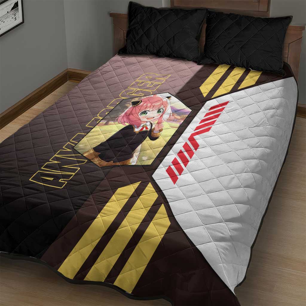 Anya Forger from Spy x Family Quilt Bed Set with Cute Pose and Character Design - The Mazicc