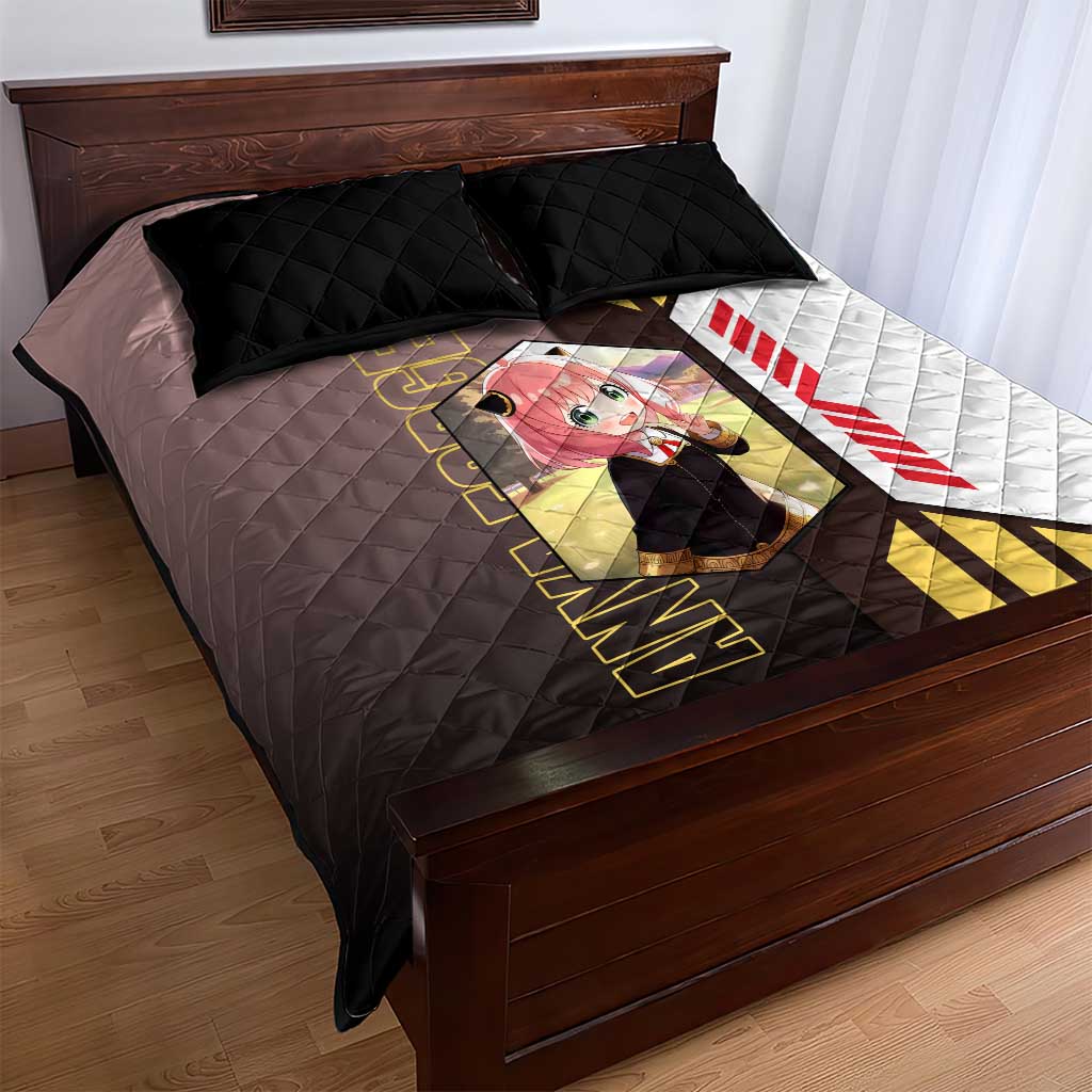 Anya Forger from Spy x Family Quilt Bed Set with Cute Pose and Character Design - The Mazicc