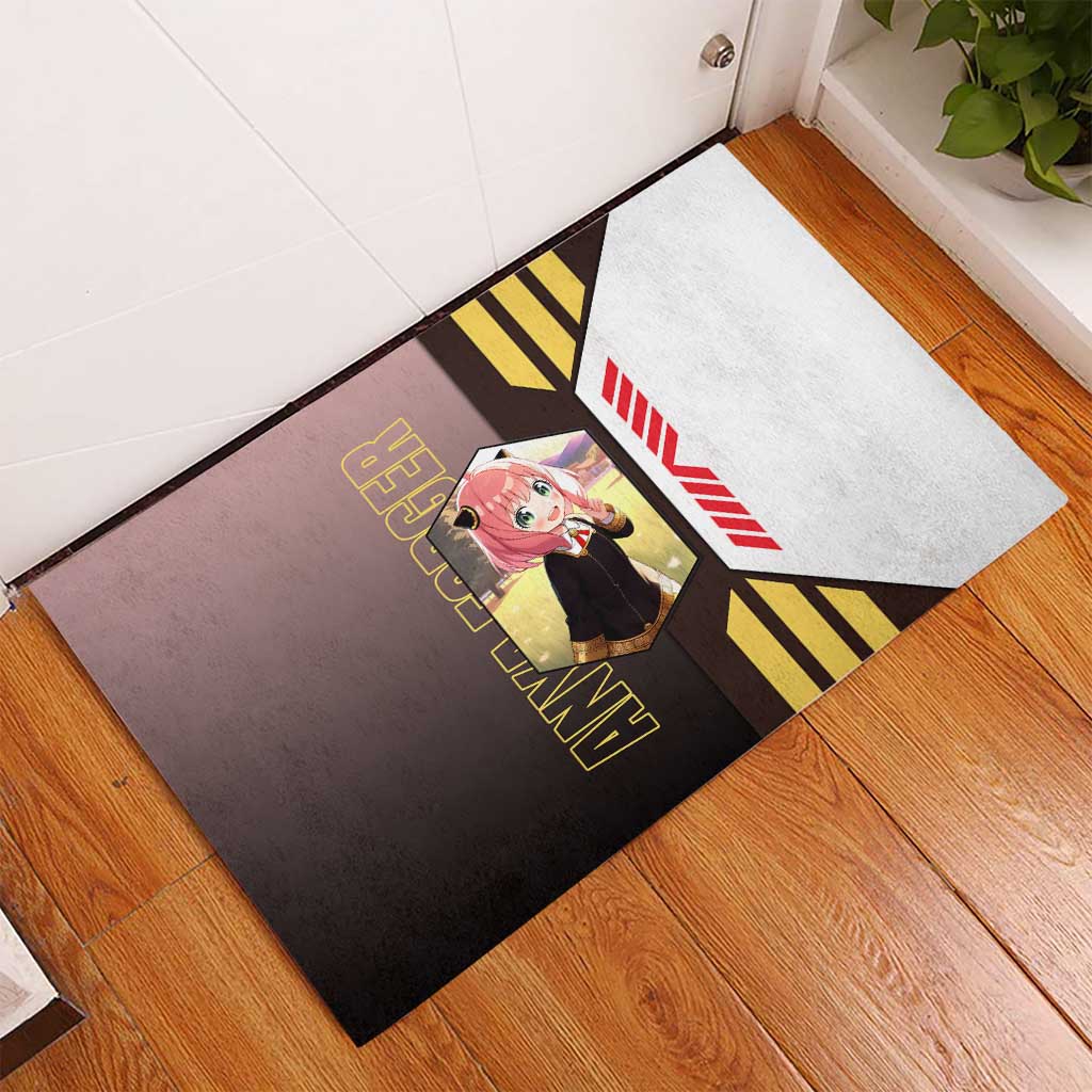 Anya Forger from Spy x Family Rubber Doormat with Cute Pose and Character Design - The Mazicc
