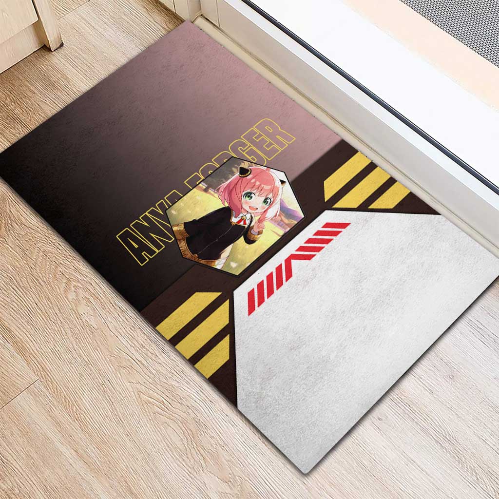 Anya Forger from Spy x Family Rubber Doormat with Cute Pose and Character Design - The Mazicc