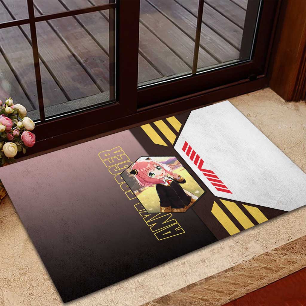 Anya Forger from Spy x Family Rubber Doormat with Cute Pose and Character Design - The Mazicc