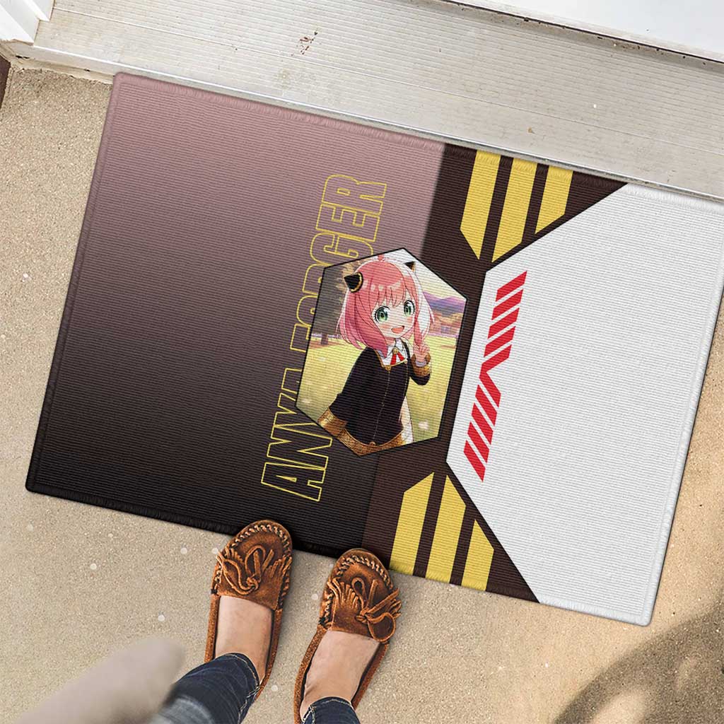 Anya Forger from Spy x Family Rubber Doormat with Cute Pose and Character Design - The Mazicc