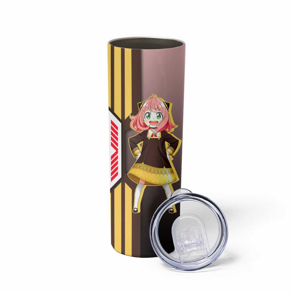 Anya Forger from Spy x Family Skinny Tumbler with Cute Pose and Character Design - The Mazicc