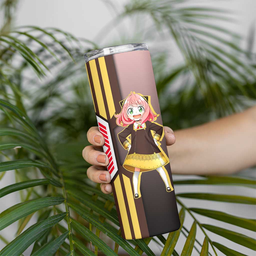 Anya Forger from Spy x Family Skinny Tumbler with Cute Pose and Character Design - The Mazicc
