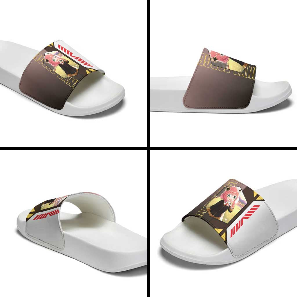 Anya Forger from Spy x Family Slide Sandals with Cute Pose and Character Design - The Mazicc