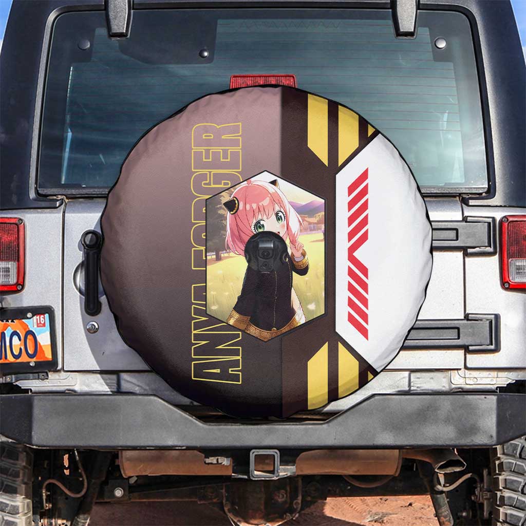 Anya Forger from Spy x Family Spare Tire Cover with Cute Pose and Character Design - The Mazicc
